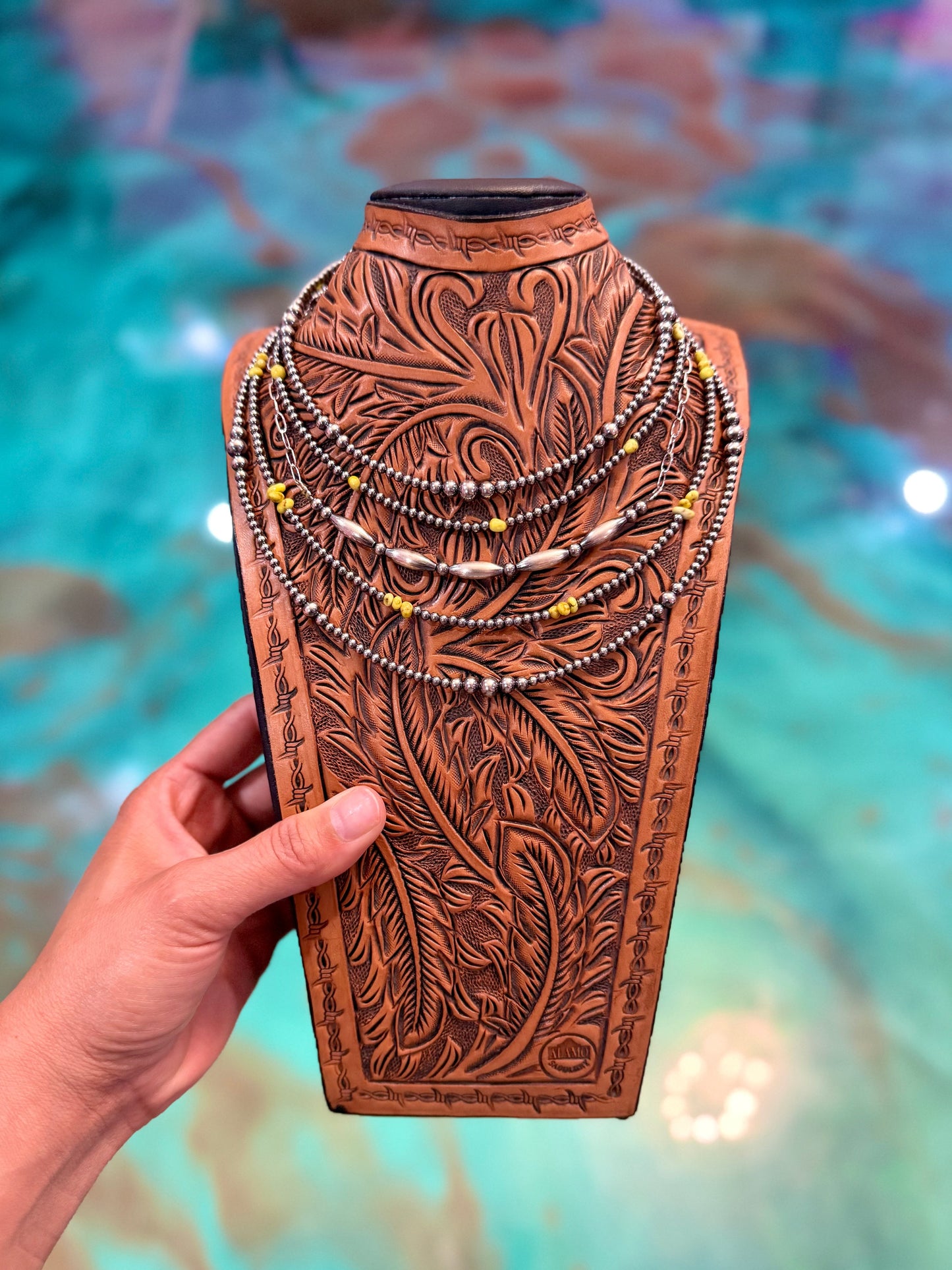 Palomino Turquoise & Sterling Silver Layering Stack - - Pick Your Favorite
