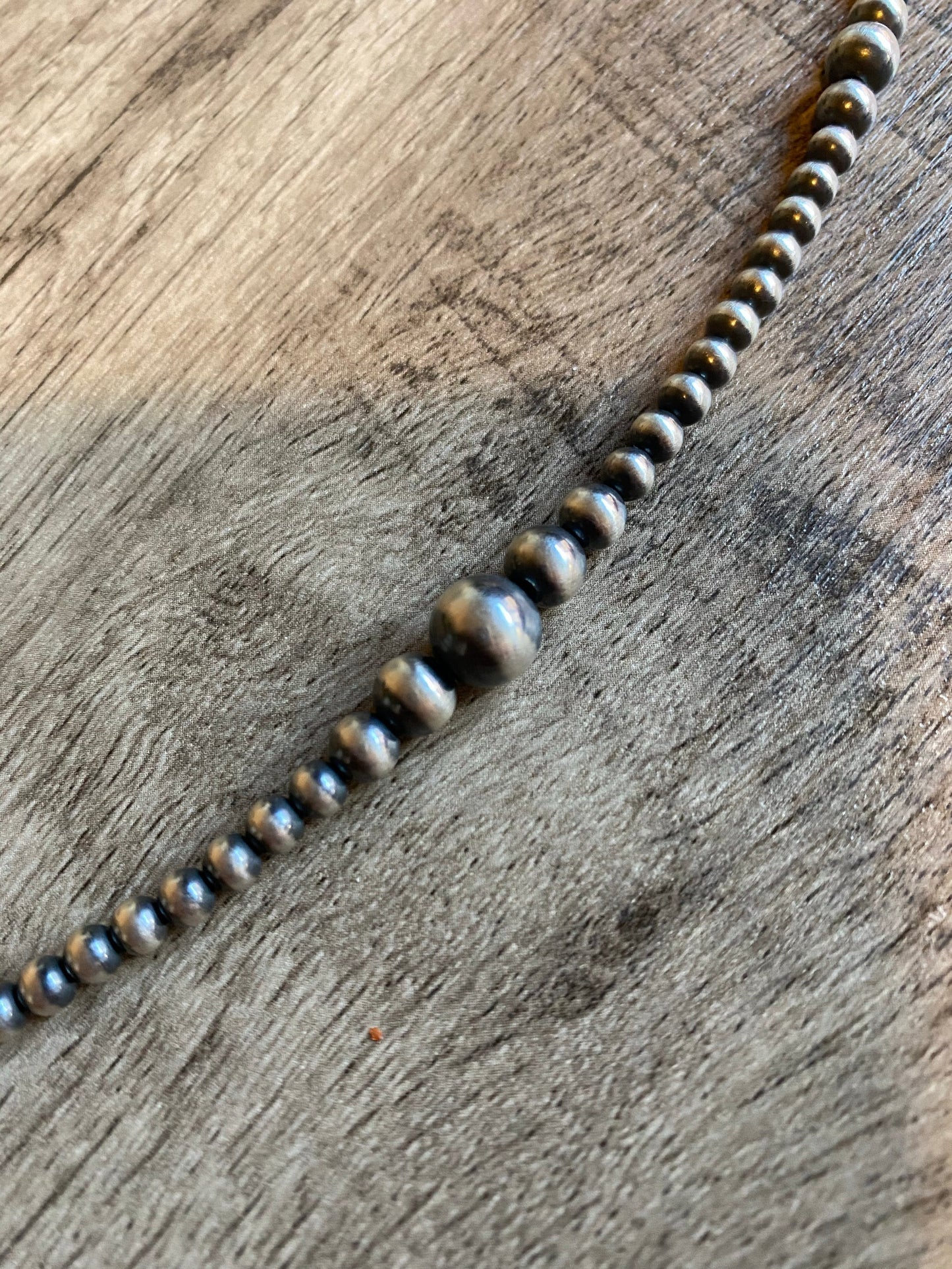 4mm Sterling Silver Graduated Pearl Necklace – 22"