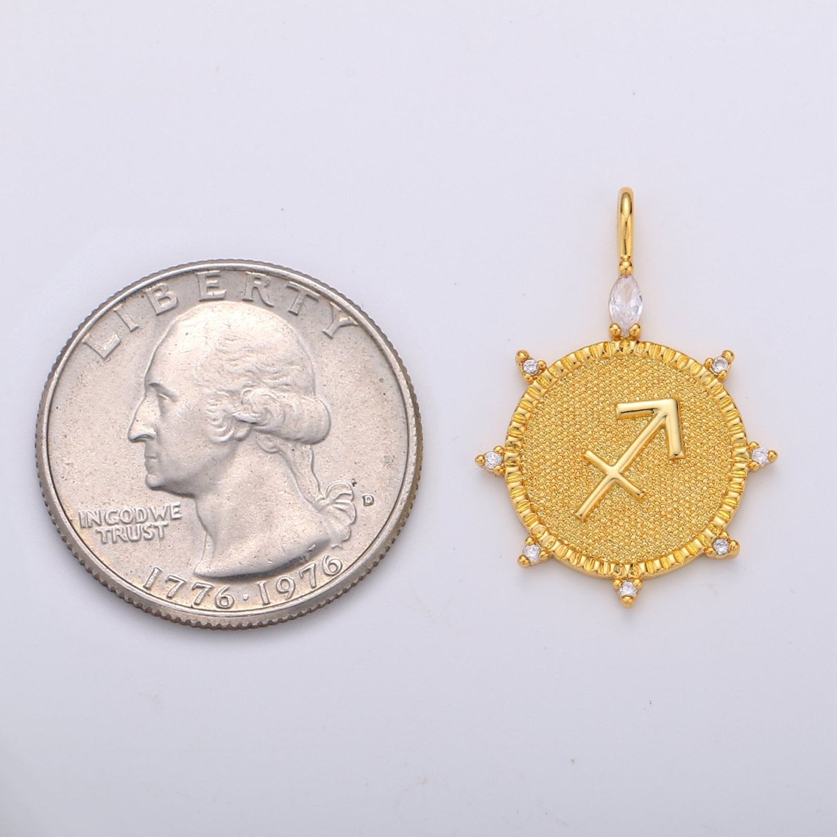 24k Gold Filled Zodiac Charms, Astrology Charms, Zodiac Necklace Charms, 12 Zodiac Charms for Jewelry Making Supply A-A1785-A-A1790
