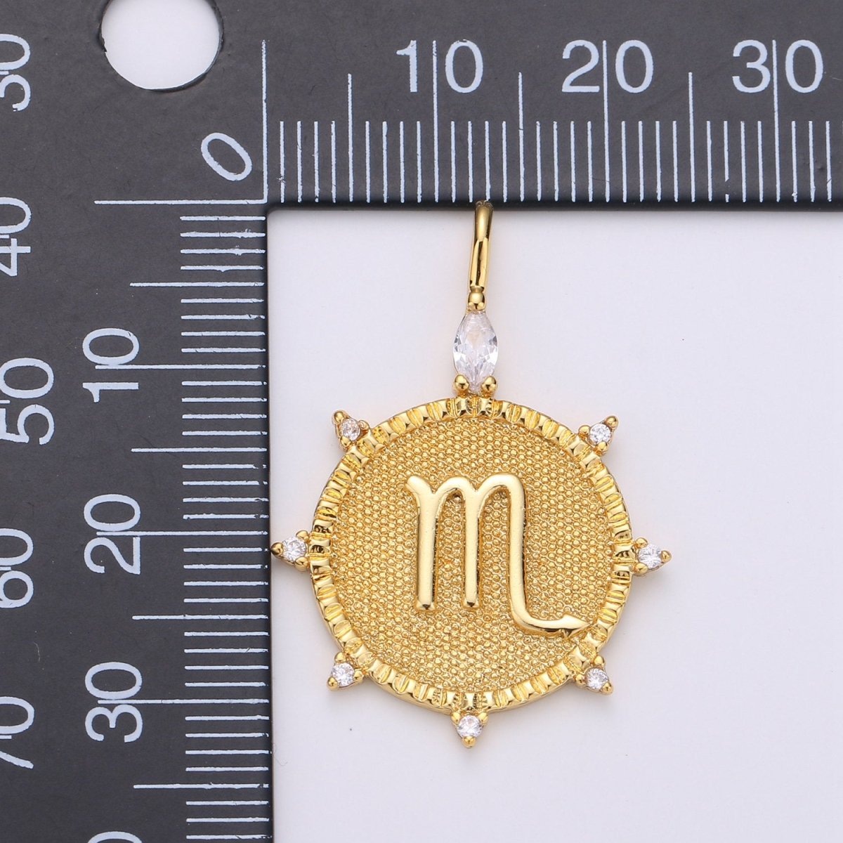 24k Gold Filled Zodiac Charms, Astrology Charms, Zodiac Necklace Charms, 12 Zodiac Charms for Jewelry Making Supply A-A1785-A-A1790