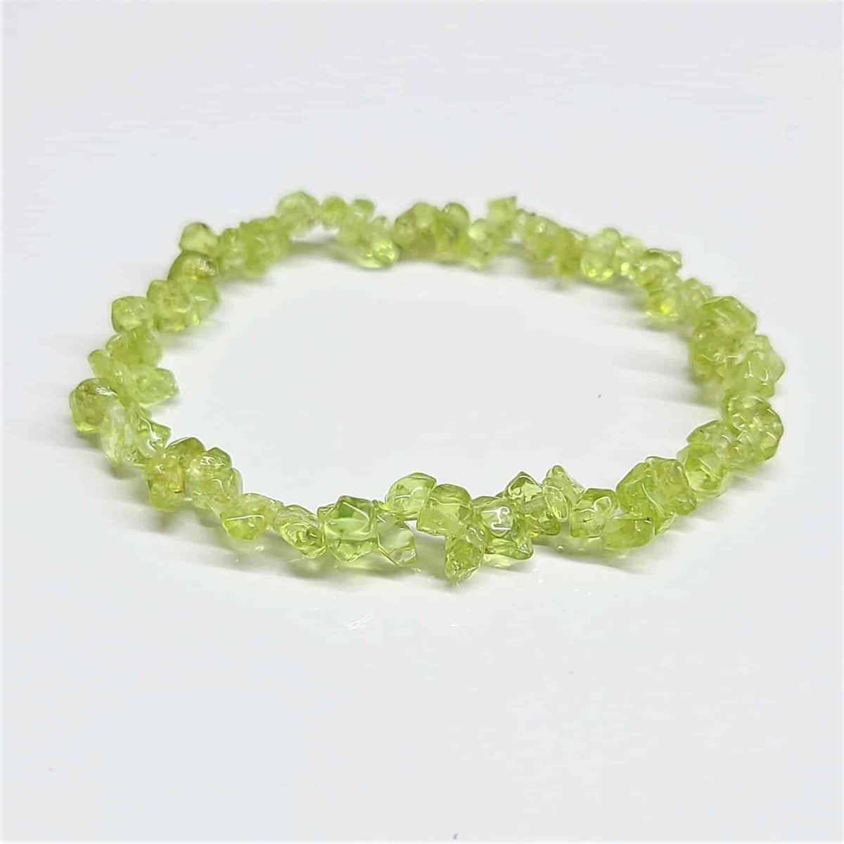 Peridot Chip Bracelet