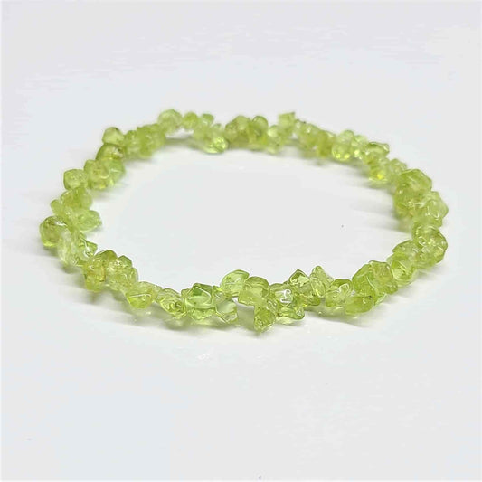 Peridot Chip Bracelet
