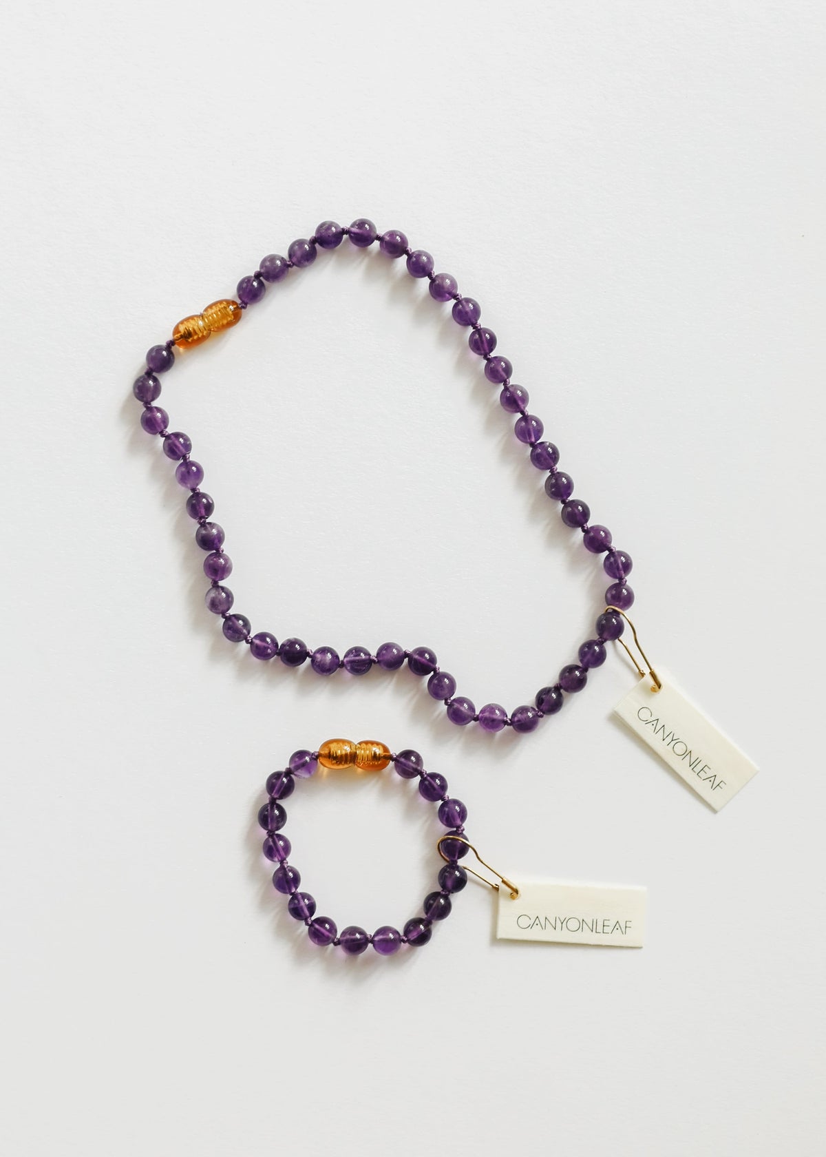 Pure Gemstone + Amethyst || Necklace