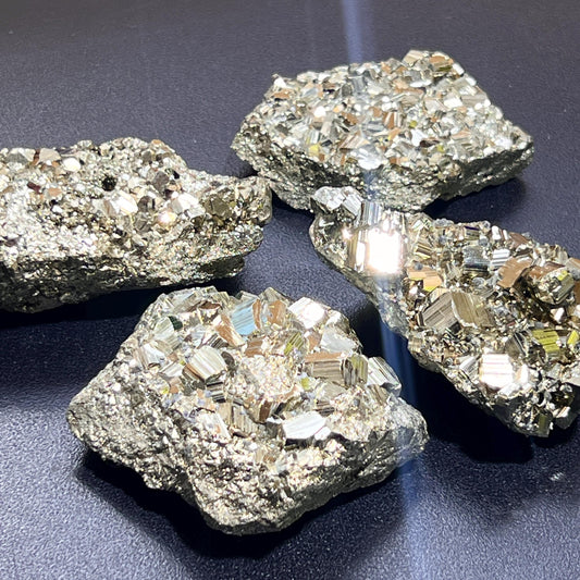 Extra Quality Premium Pyrite Crystal Clusters (By The Piece Or Pound) Peru Rough Cocos Fools Gold Nuggets Wholesale