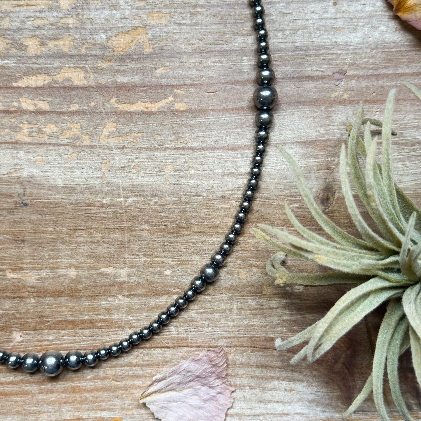 4mm Sterling Silver Graduated Pearl Necklace – 22"