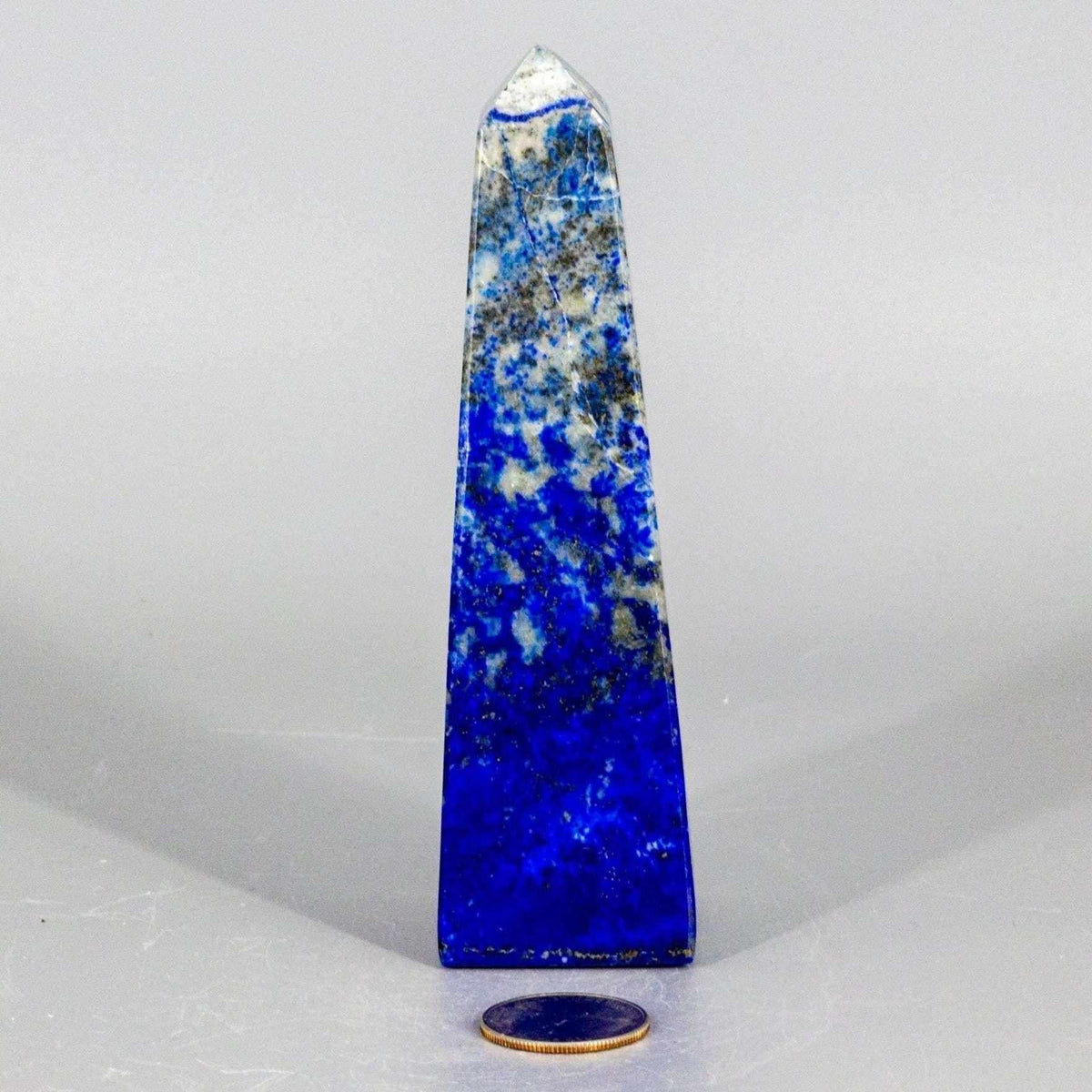 Lapis Lazuli Crystal Tower Obelisk Polished Gemstone