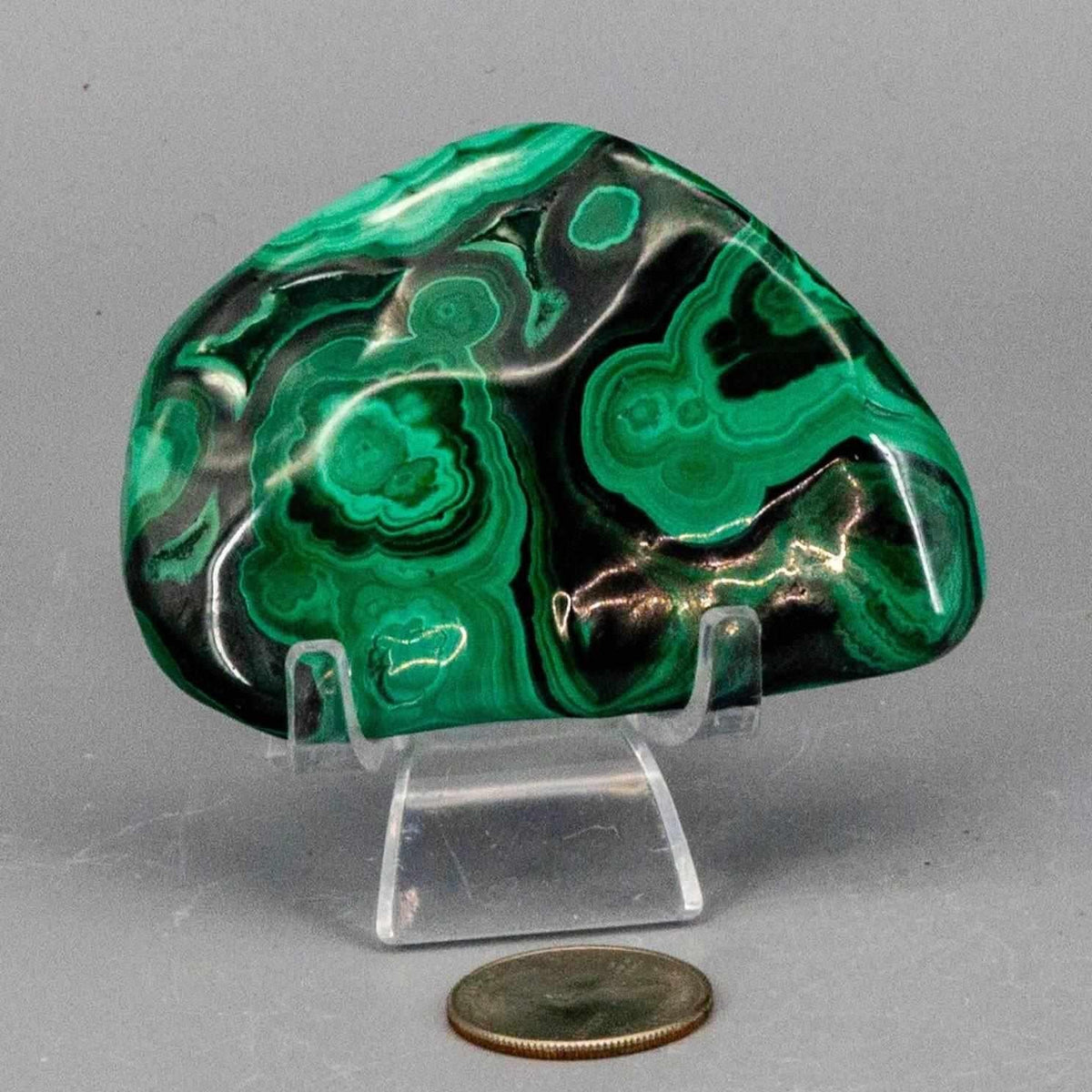 Malachite Crystal Freeform for Transformation & Heart