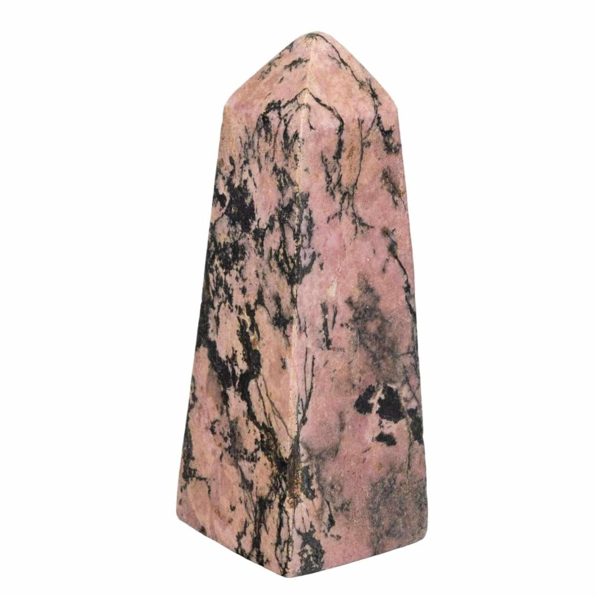 Rhodonite Crystal Tower Stone of Compassion and Healing