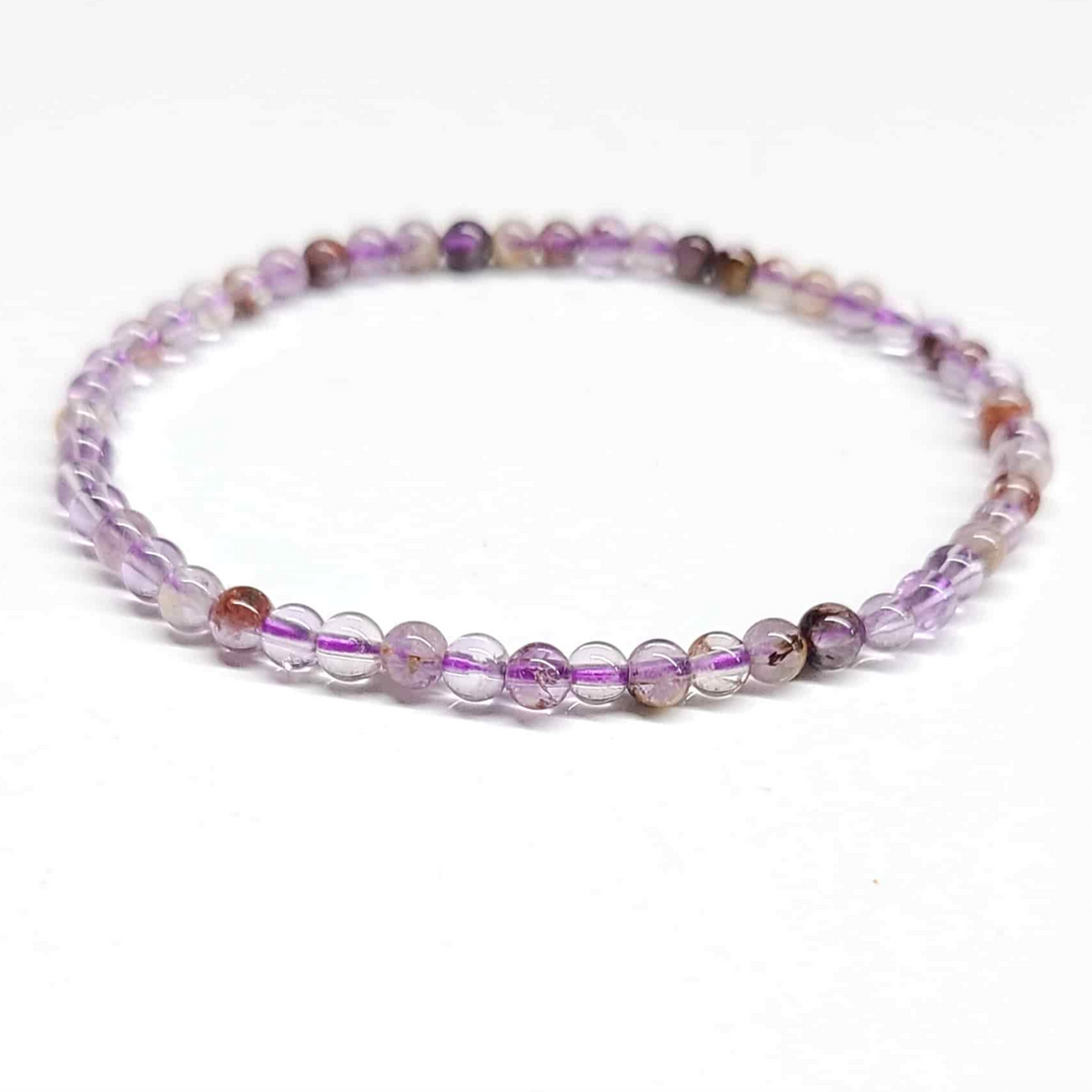 Super 7 Round Bead Bracelet - Stone of Ascension & Manifestation