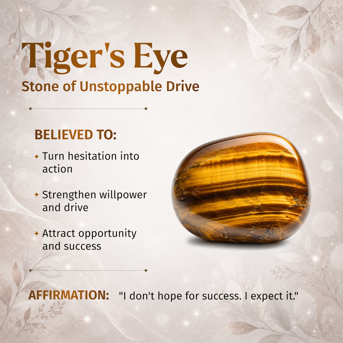 Built to Win – Tiger’s Eye Bracelet | 6mm