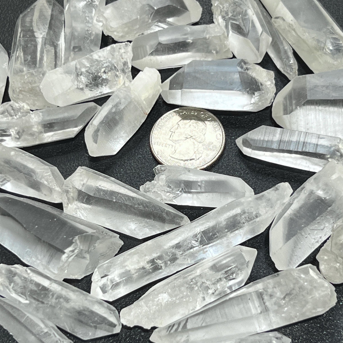 Lemurian Clear Quartz Crystal Points (By The 3 Pc or 1 LB) Rough Raw