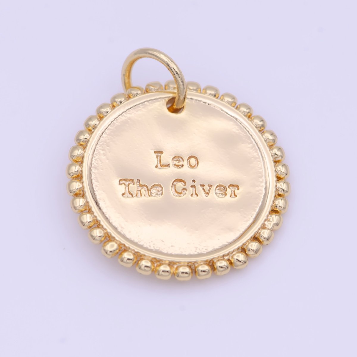 Double Sided Zodiac Horoscope Astrology Personalized Coin Charm | A-A1803-A-A1808(discontinued)