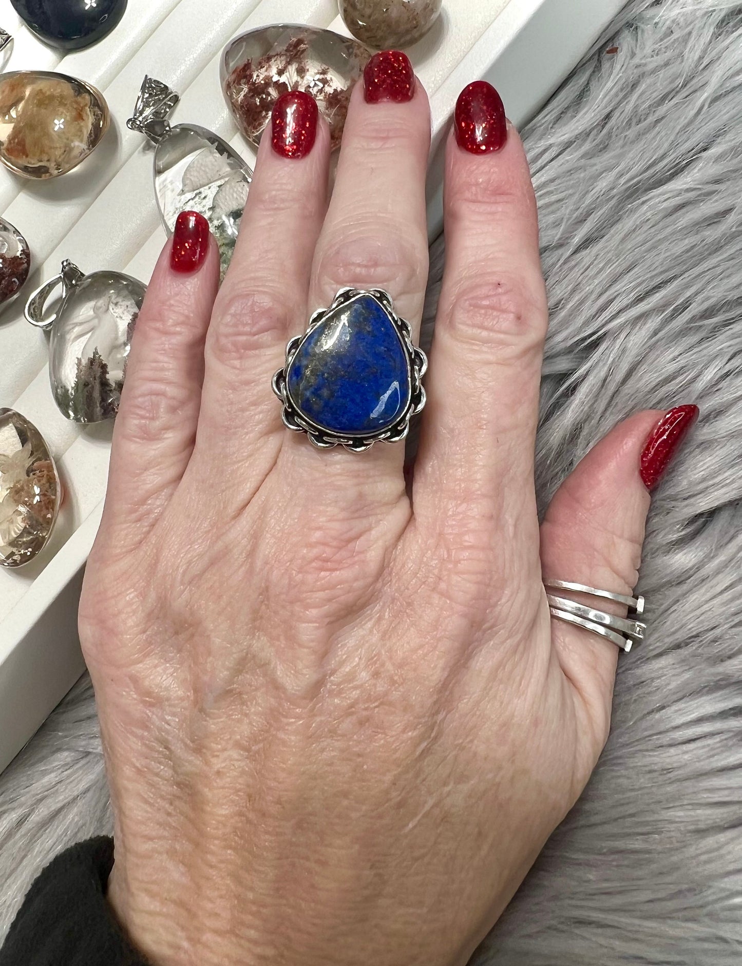 Lapis Lazuli Rings | Luxury in 925 Silver | Timeless Elegance and Bold Hues