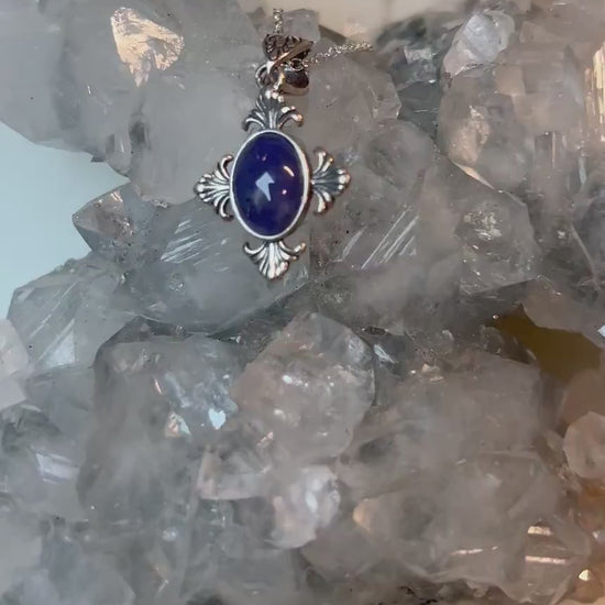 Coveted 925 Silver Tanzanite Pendant - Unveil Elegance and Spiritual Insight