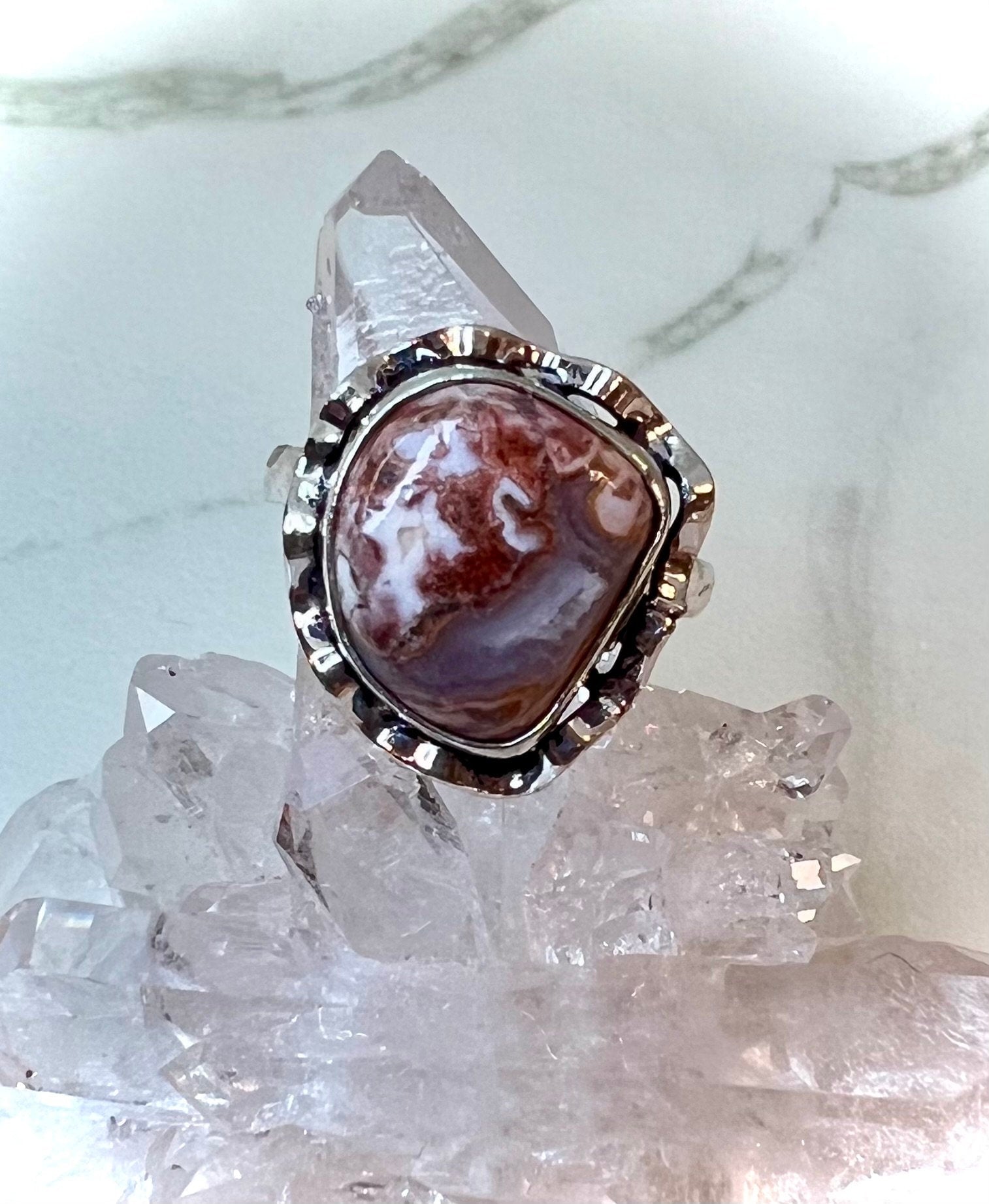 Laguna Agate | 925 Silver Rings | Your Very Own Limited Edition Piece of Art