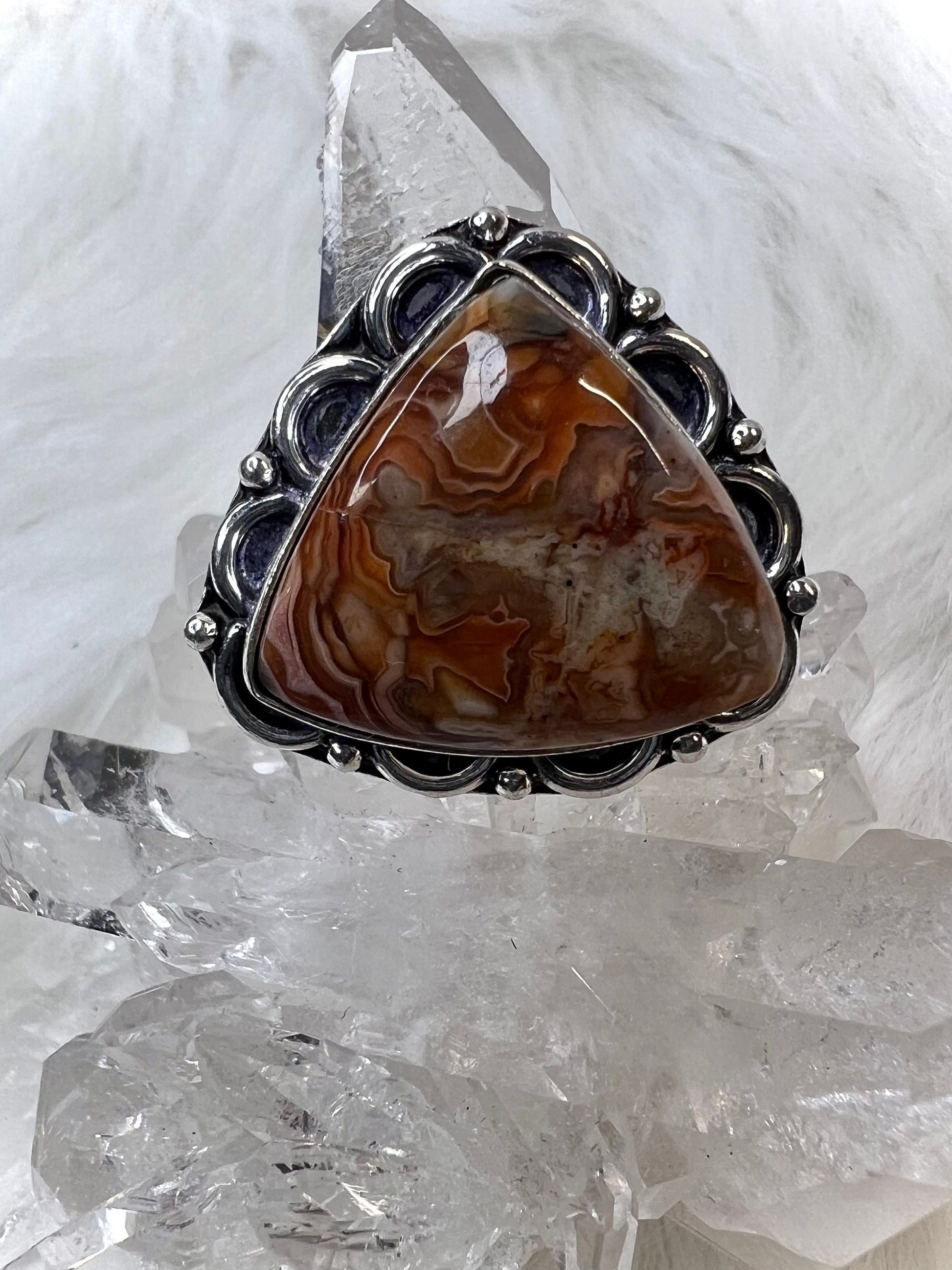 Laguna Agate | 925 Silver Rings | Your Very Own Limited Edition Piece of Art