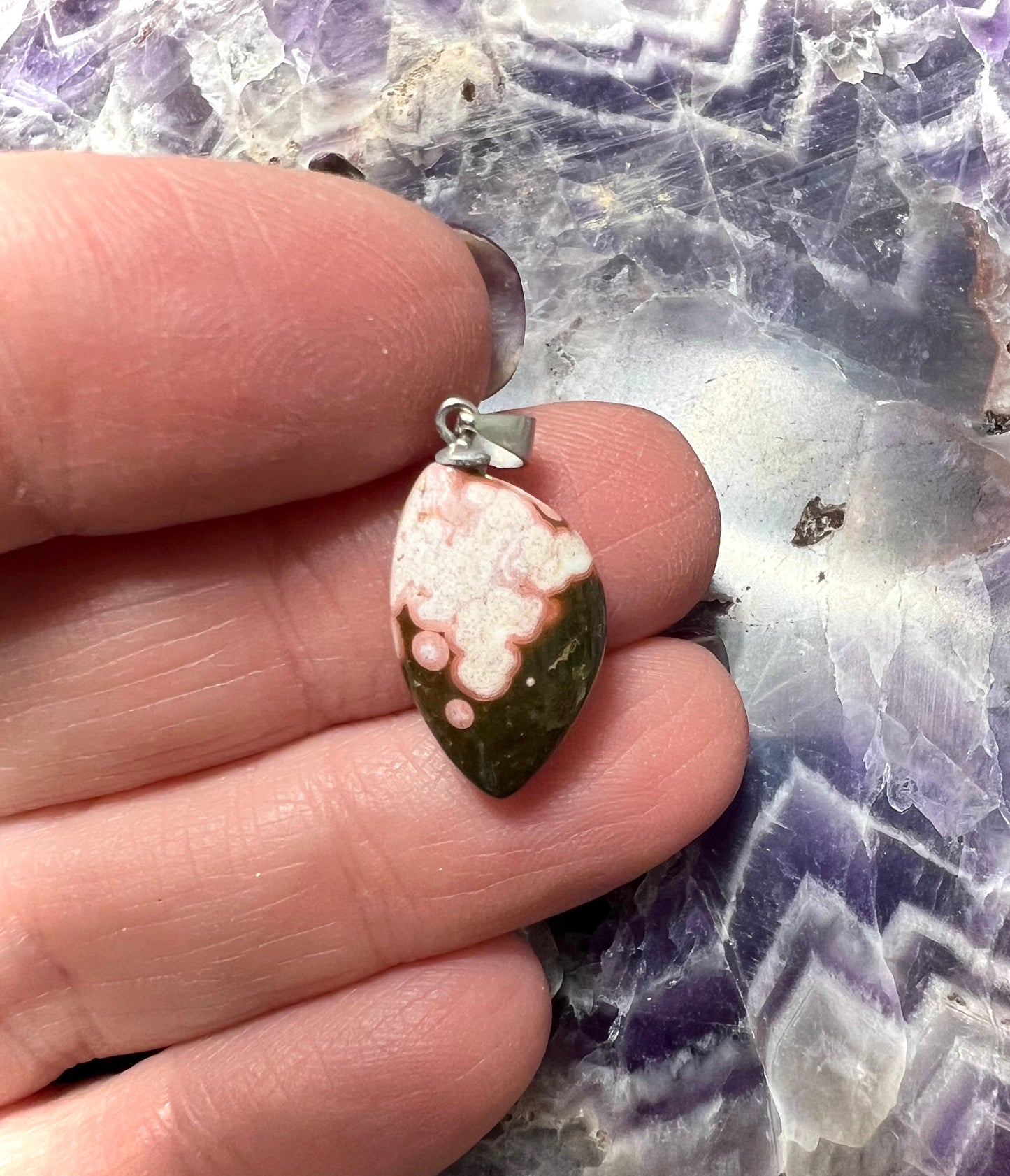 Ocean Jasper Pendants | 8th Vein Orbicular Precious Limited | Handmade Gems | Joyfully Calm