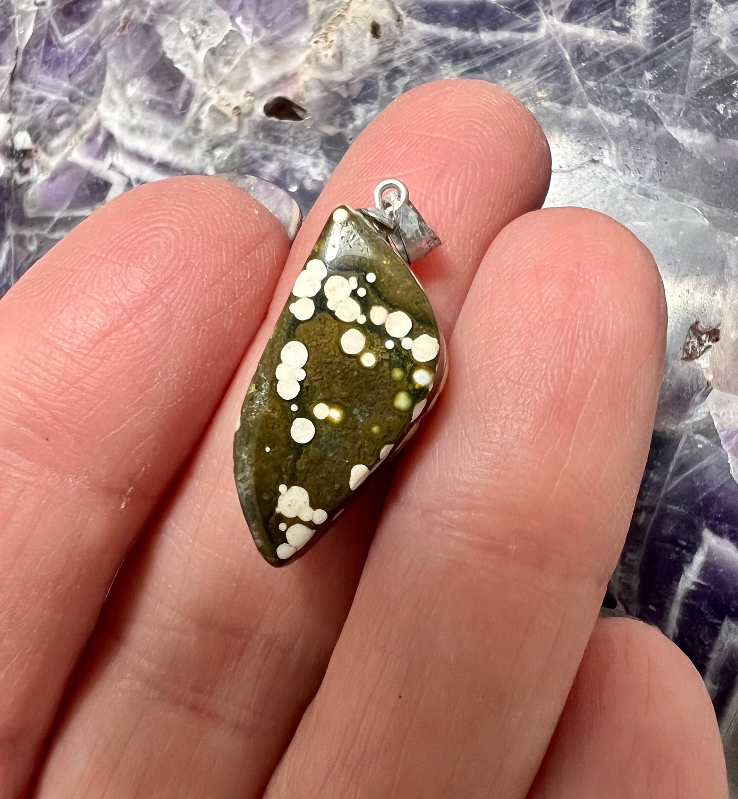 Ocean Jasper Pendants | 8th Vein Orbicular Precious Limited | Handmade Gems | Joyfully Calm